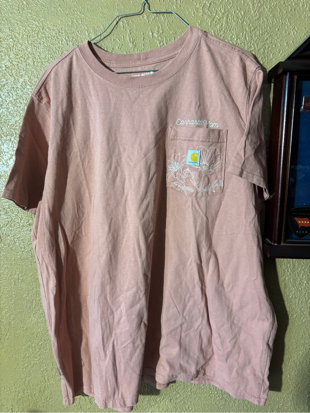 Carhartt Dusty Rose Short Sleeve Pocket Tee